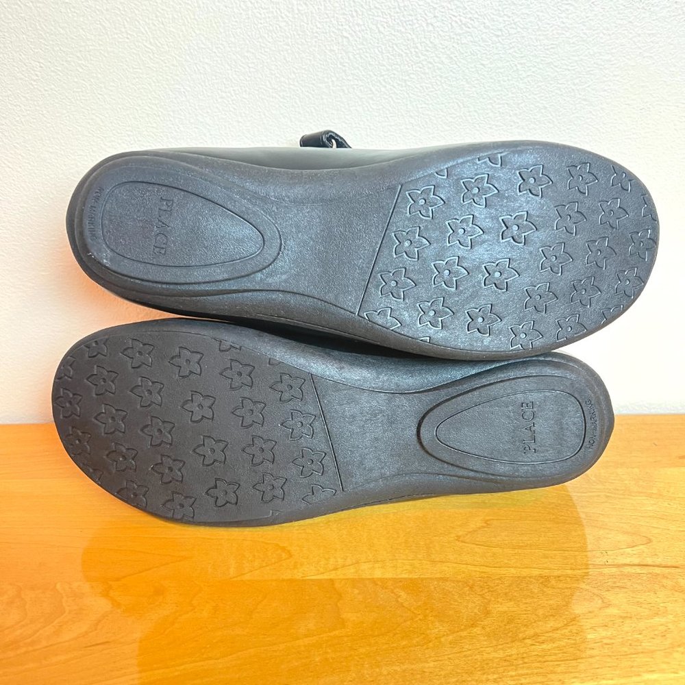 NEW The Childrens Place Size 6 Cat Kitty Kitten Black Mary Jane Flats Shoes - Picture 9 of 12